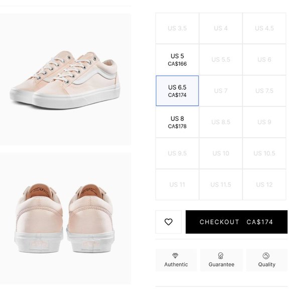 ✨HOST PICK✨ RARE Vans Brushed Twill Style 36 Sneakers Vanilla Cream & Snow White - Picture 11 of 11